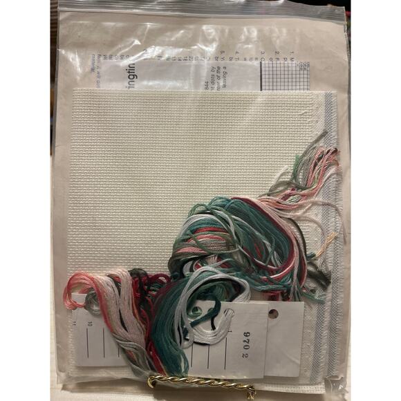 Springtime Bunny Country Cross Stitch Flowers #9702 Rabbit - Picture 2 of 2